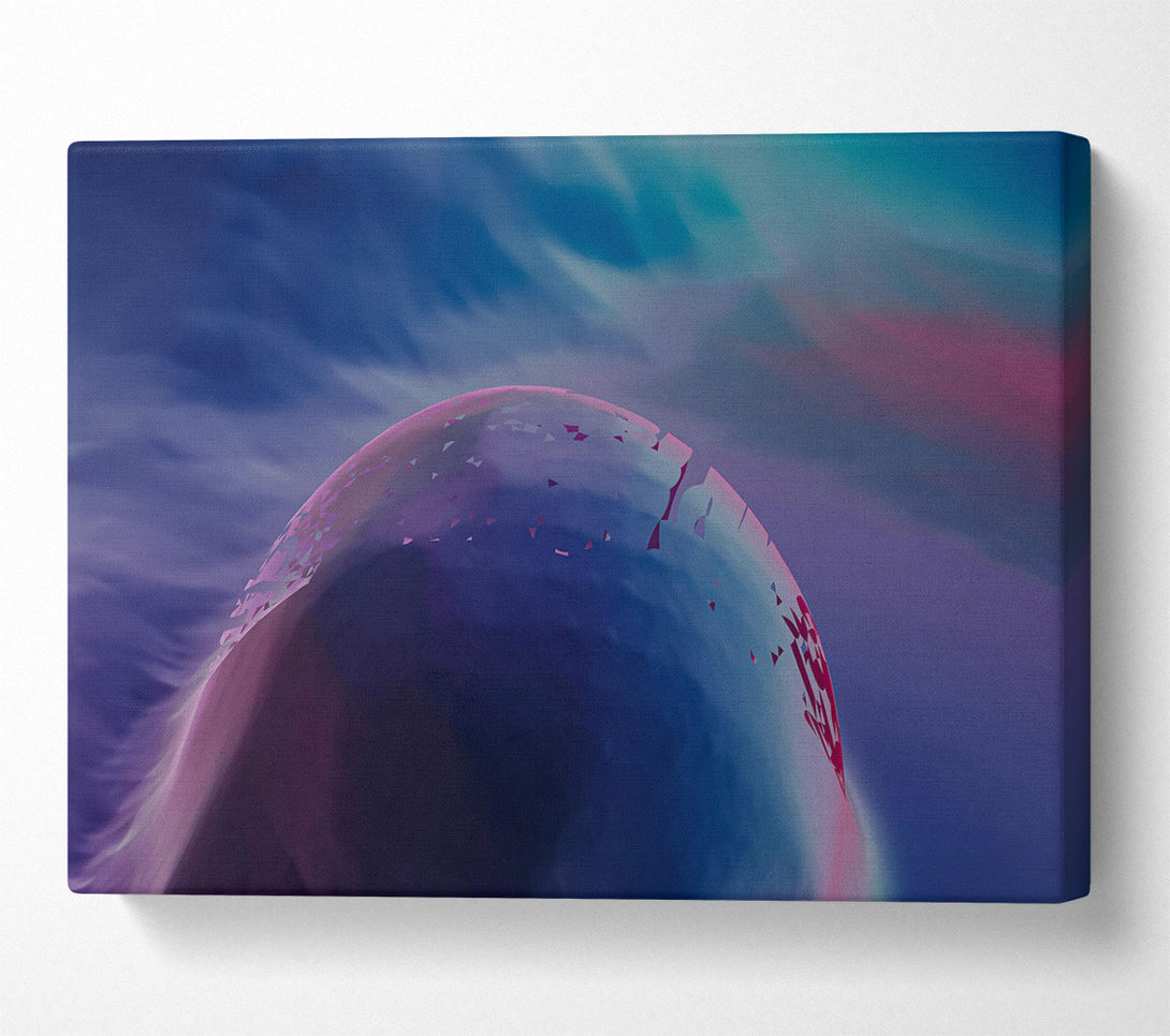  A Canvas Print of The Blue Nebula Canvas Print