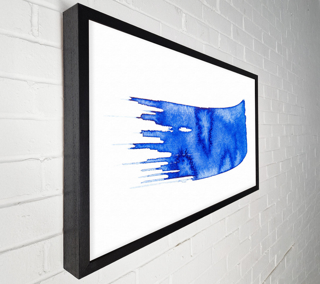  A Canvas Print of Indigo Ink Wash Canvas Print