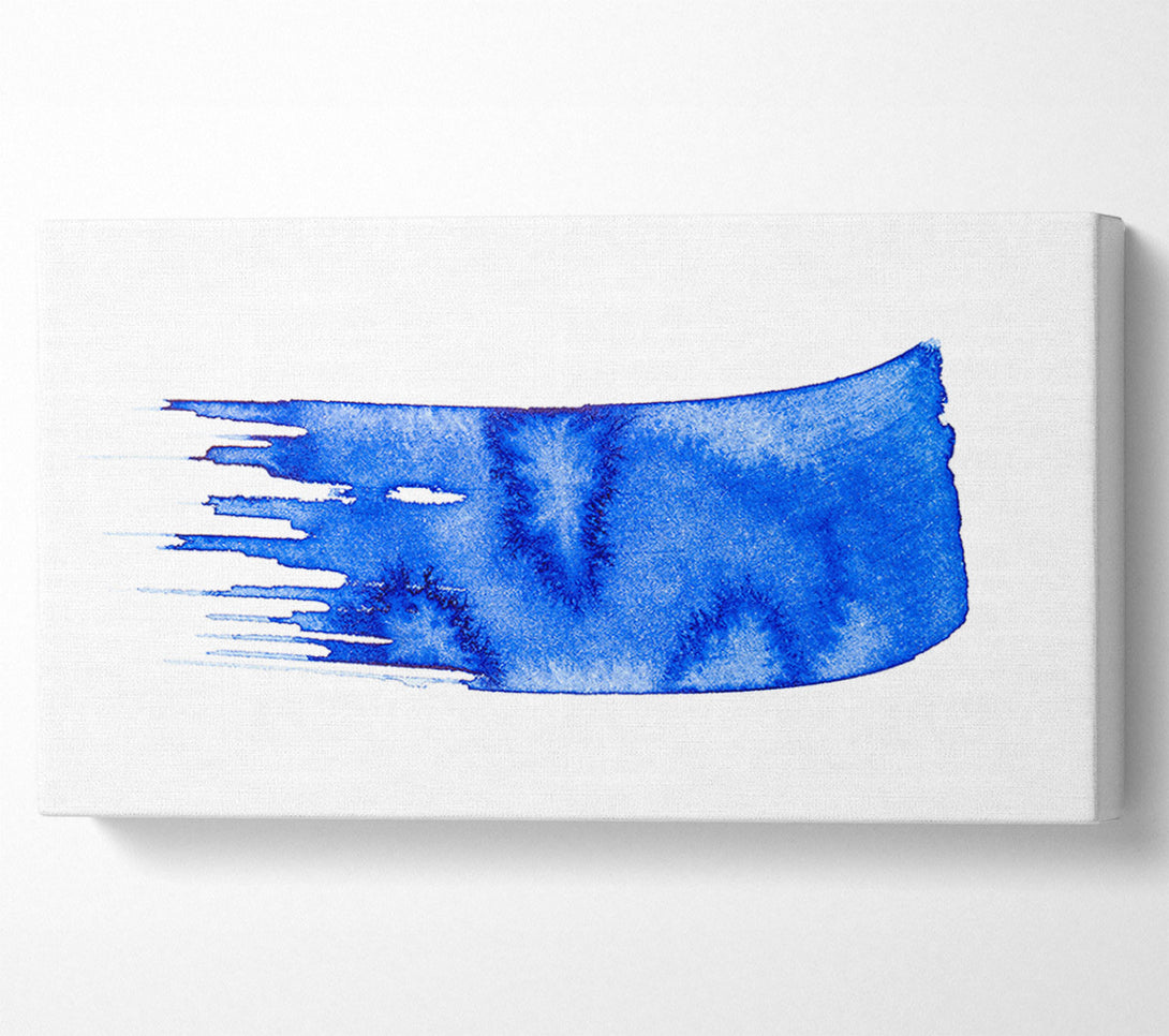  A Canvas Print of Indigo Ink Wash Canvas Print