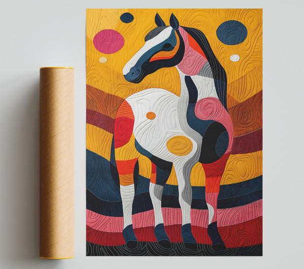 Golden Horse Dreamscape Print
