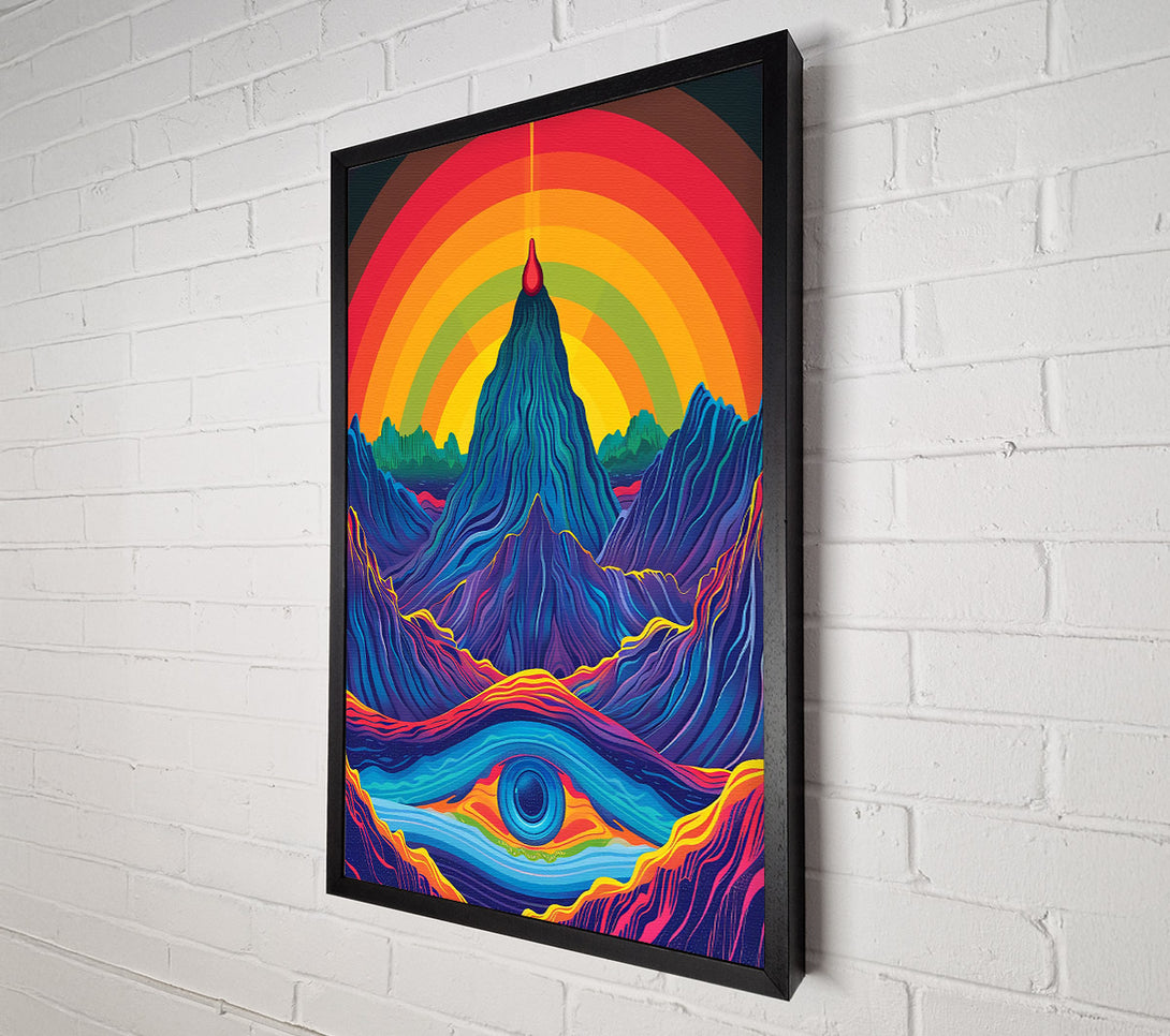  A Canvas Print of Blue Mountain Eye Canvas Wall Art