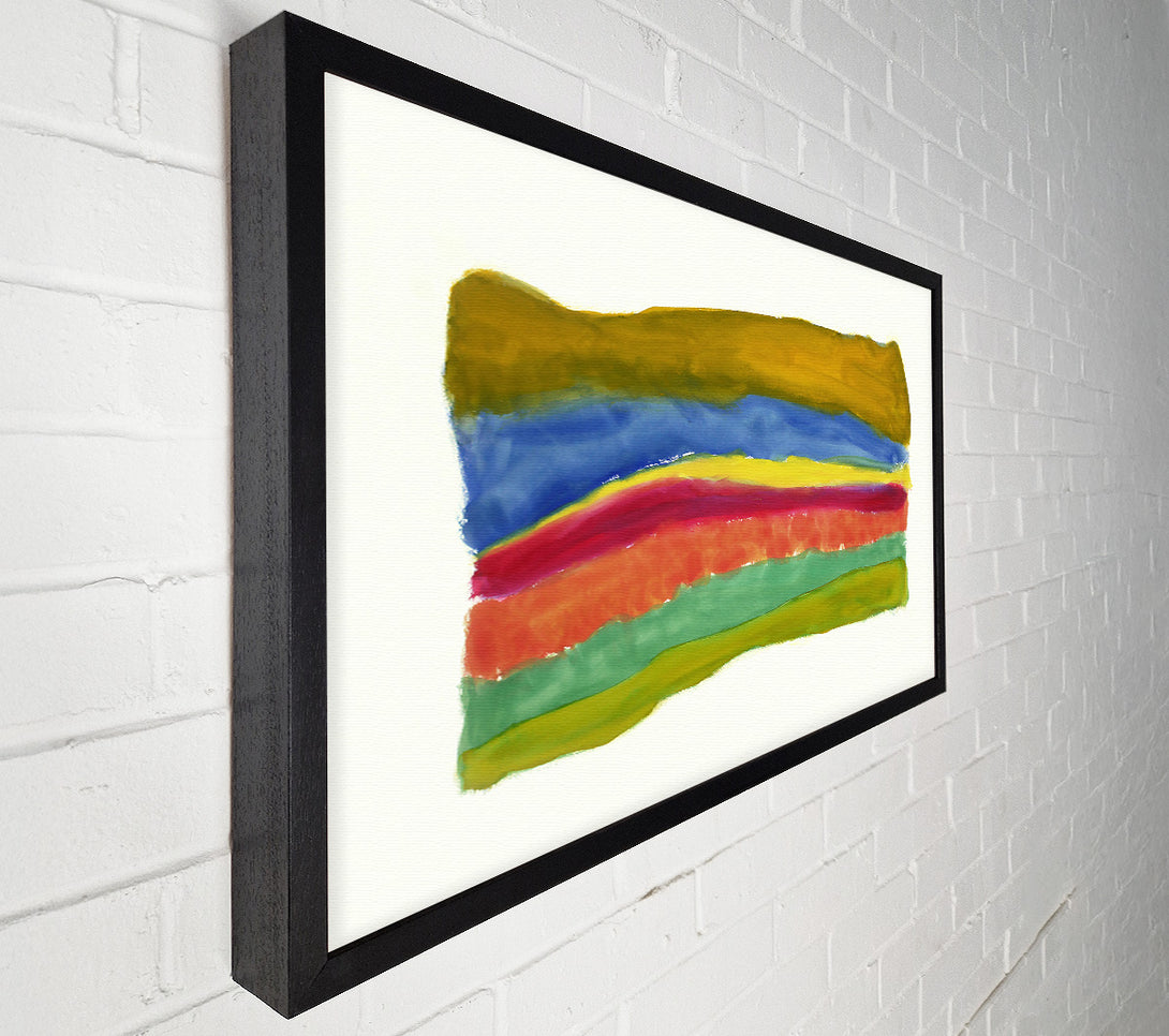  A Canvas Print of Golden Horizon Layers Canvas Wall Art