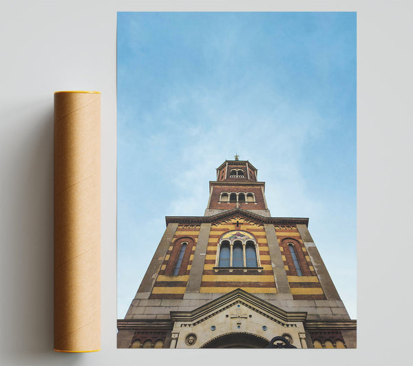 Yellow Brick Spire Print