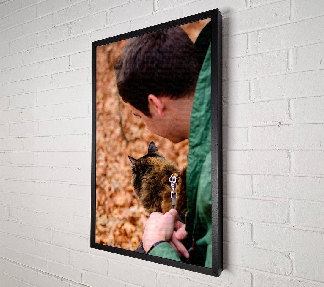  A Canvas Print of Green Autumn Wanderlust Canvas Art