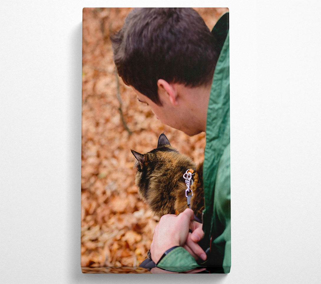  A Canvas Print of Green Autumn Wanderlust Canvas Art