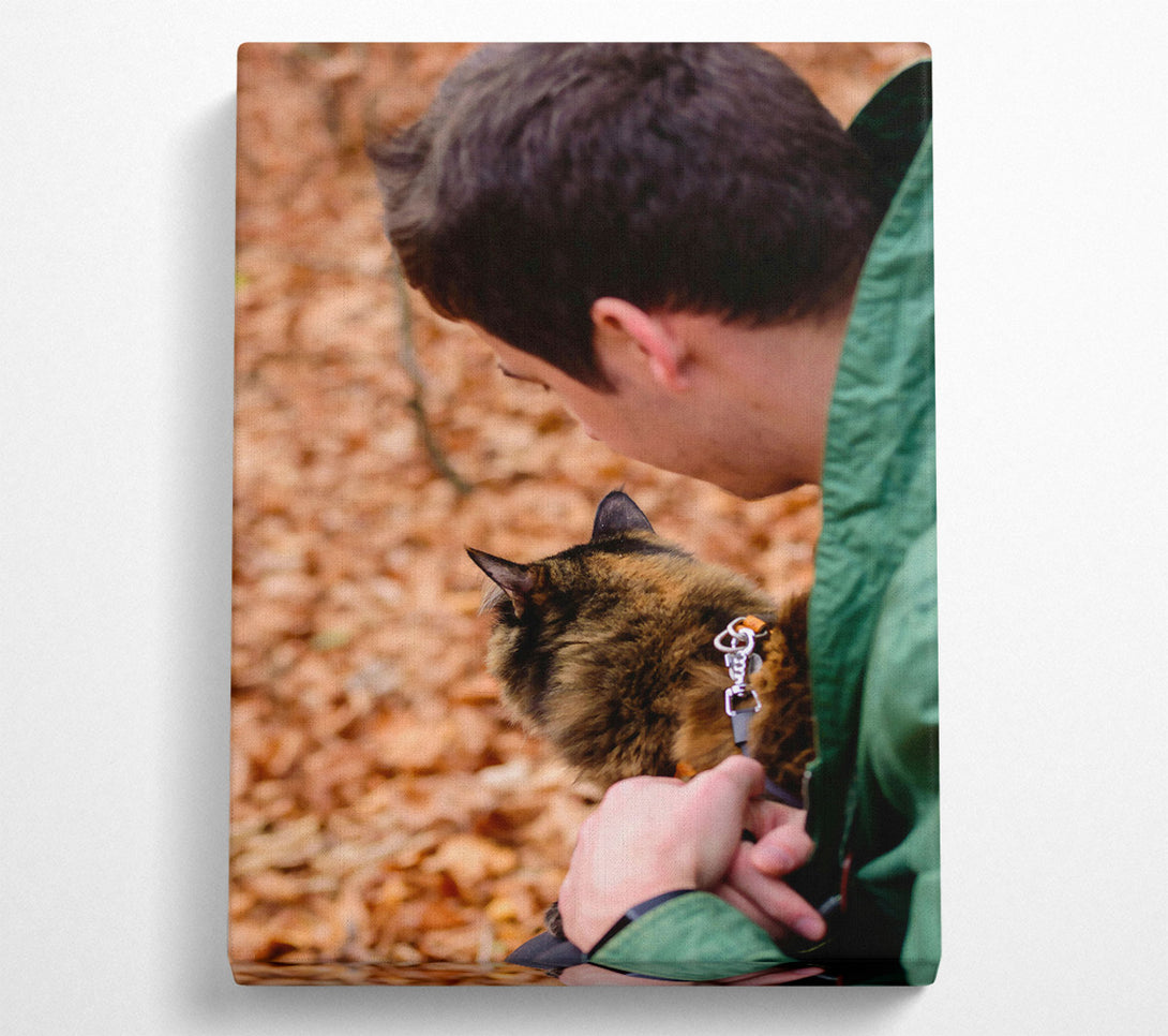  A Canvas Print of Green Autumn Wanderlust Canvas Art