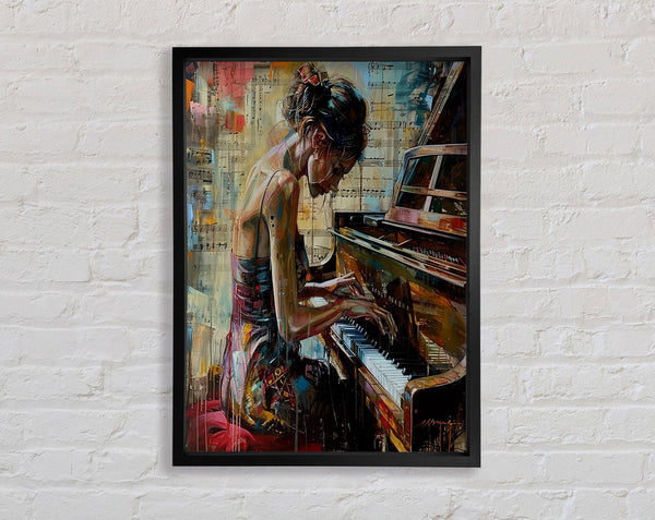 Beautiful Piano Framed Print