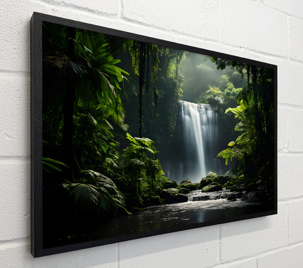 Emerald Green Waterfall