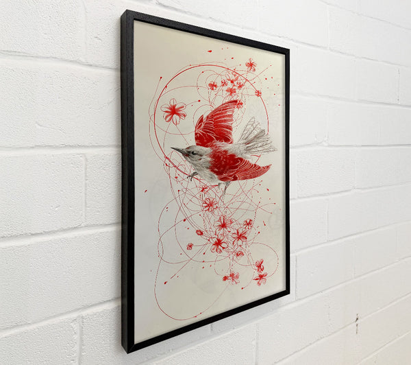 Crimson Bird Flight