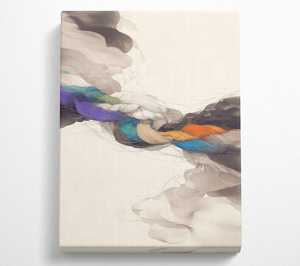  A Canvas Print of Azure Woven Dreams Canvas Print