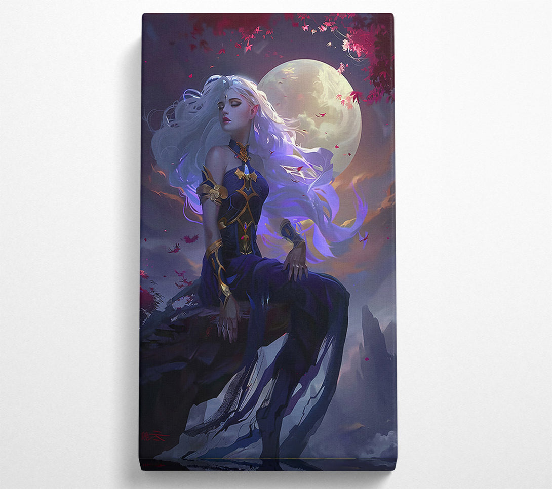  A Canvas Print of Moonlight In Azure Canvas Wall Art