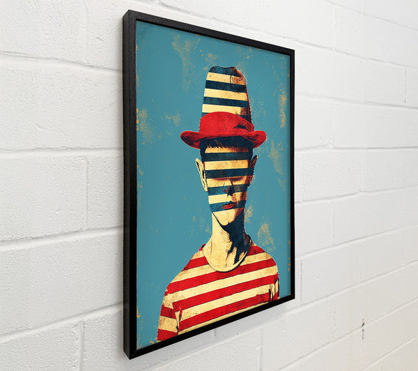 Red Striped Canvas