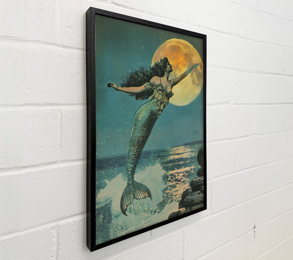 Teal Moonlight Mermaid