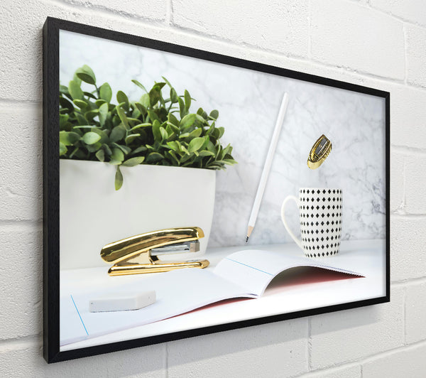 Golden Floating Stationery