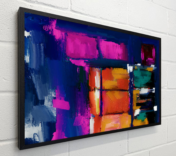 Indigo And Fuchsia Hues