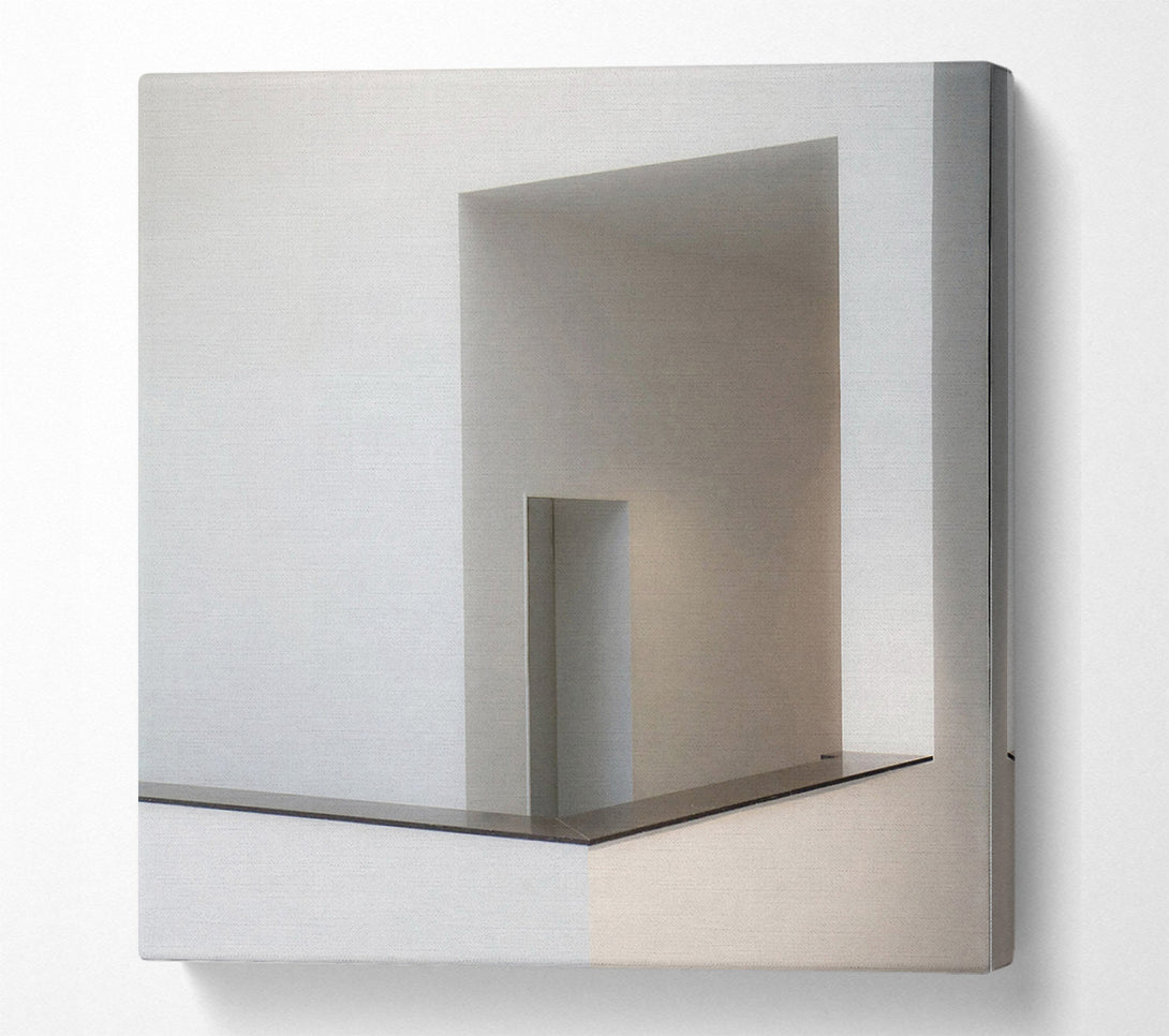  A Canvas Print of Beige Walls Canvas Print