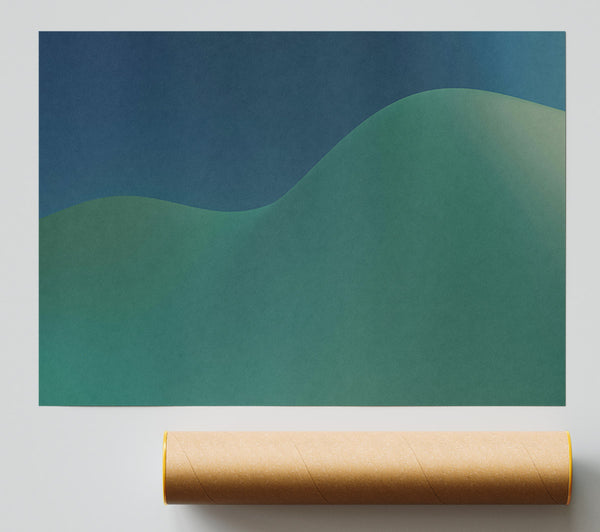 Emerald Wave Dreams Poster