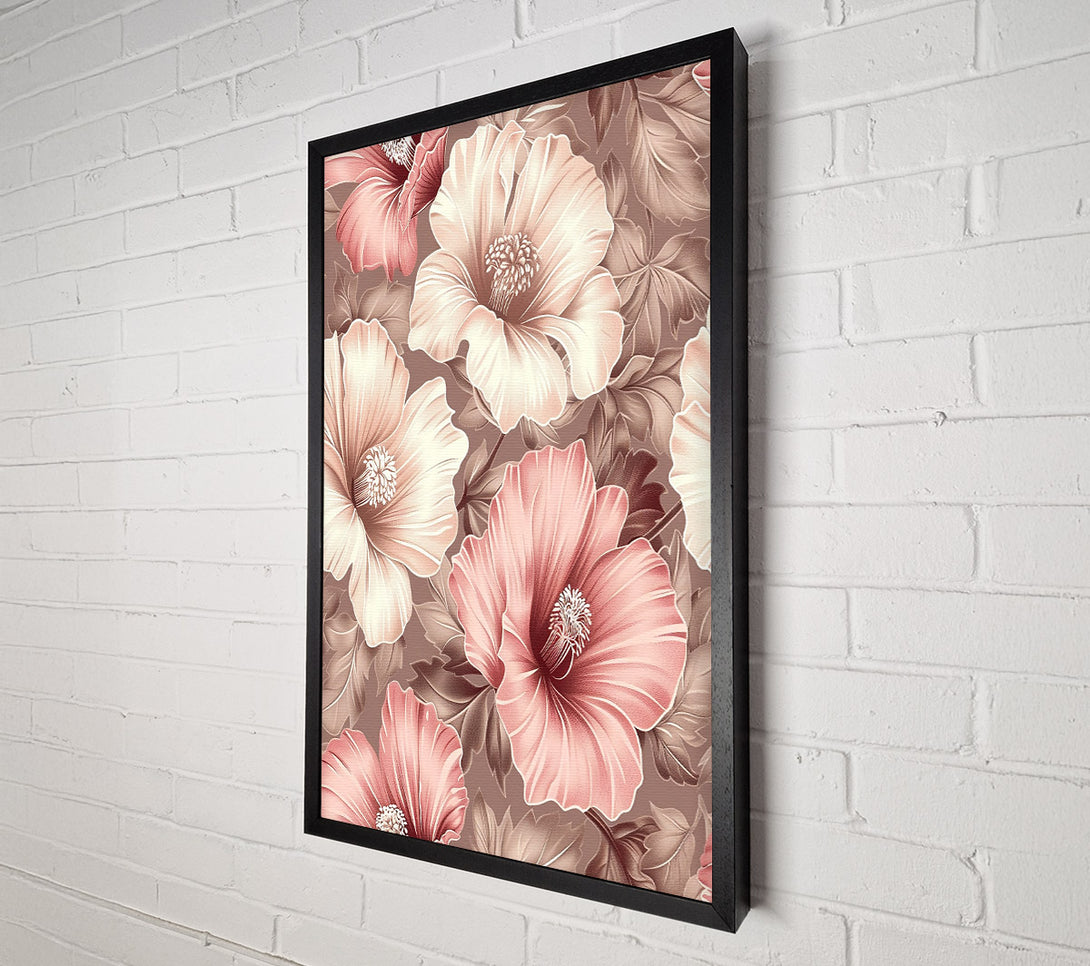  A Canvas Print of Pink Floral Bloom Canvas Art