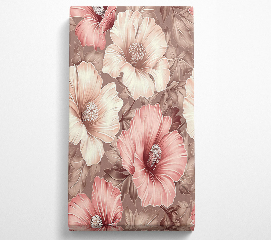  A Canvas Print of Pink Floral Bloom Canvas Art