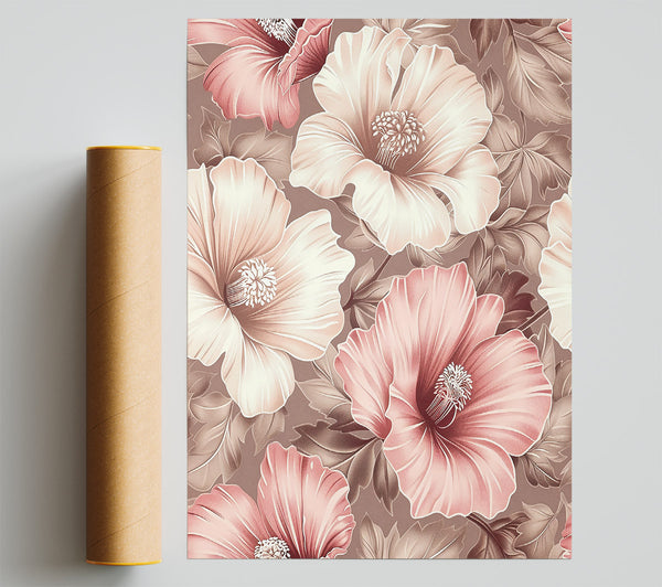 Pink Floral Bloom Print