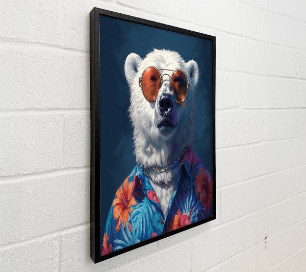 Blue Hawaiian Bear