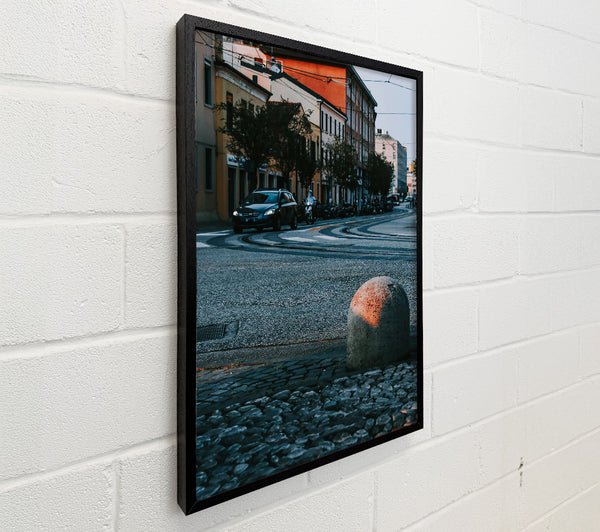 Orange Sunset Corner