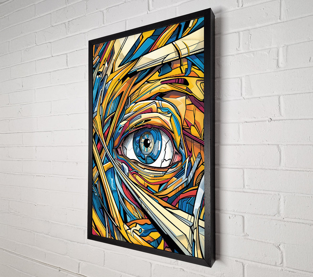 A Canvas Print of Golden Eye Of Chaos Canvas Print