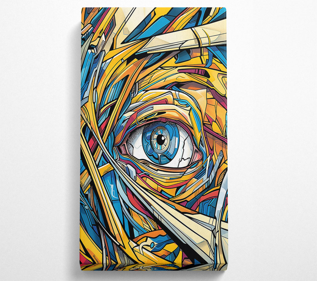  A Canvas Print of Golden Eye Of Chaos Canvas Print