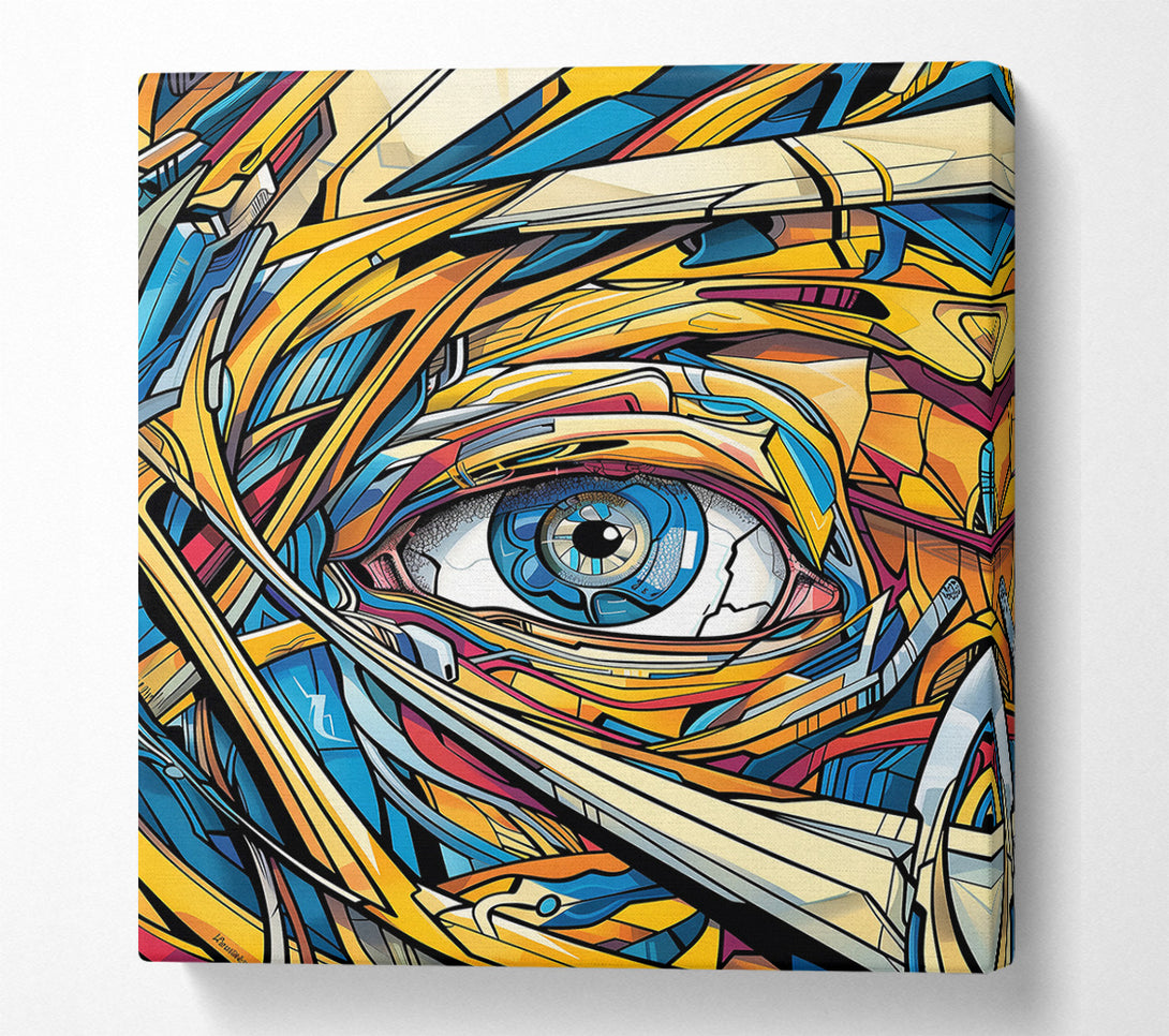  A Canvas Print of Golden Eye Of Chaos Canvas Print