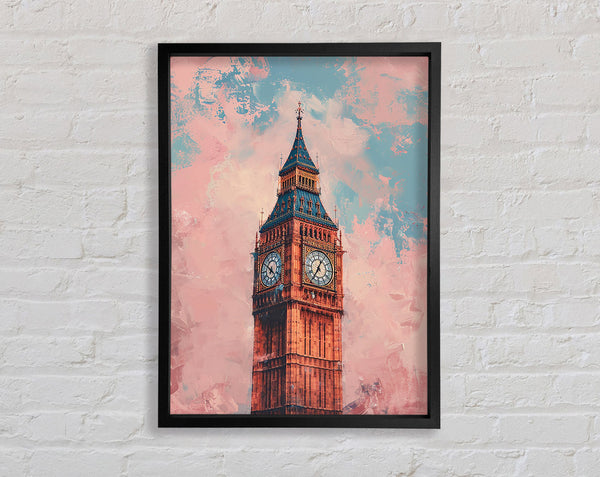 Big Ben Oil Framed Print