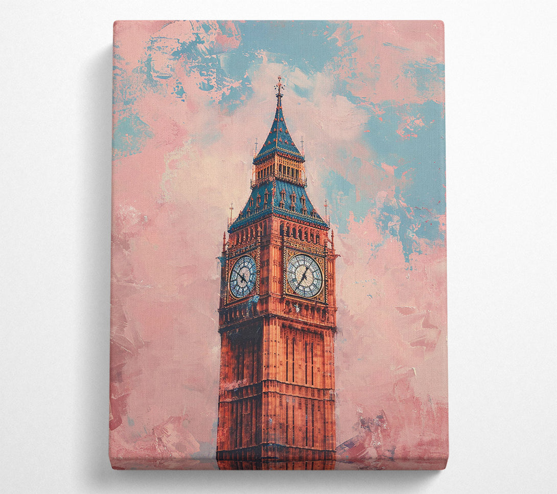  A Canvas Print of Big Ben Oil Canvas Art