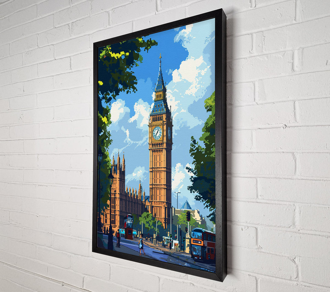  A Canvas Print of Big Ben On A Summers Day Canvas Print