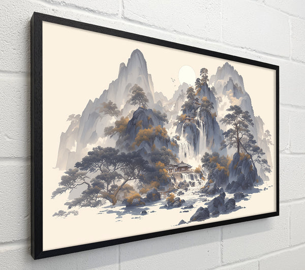 Grey Stone Waterfall