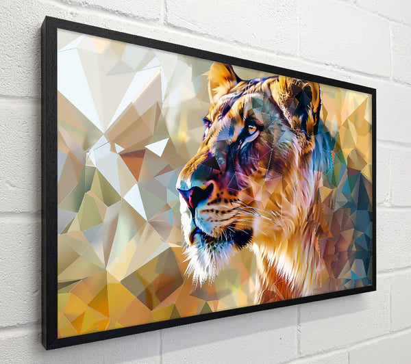 Golden Lioness Gaze