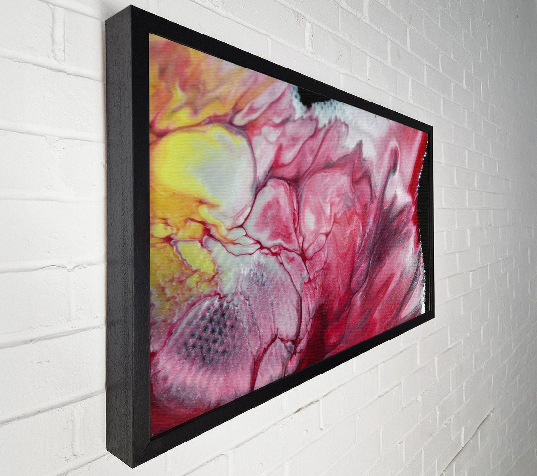  A Canvas Print of Crimson Flowing Hues Canvas Print