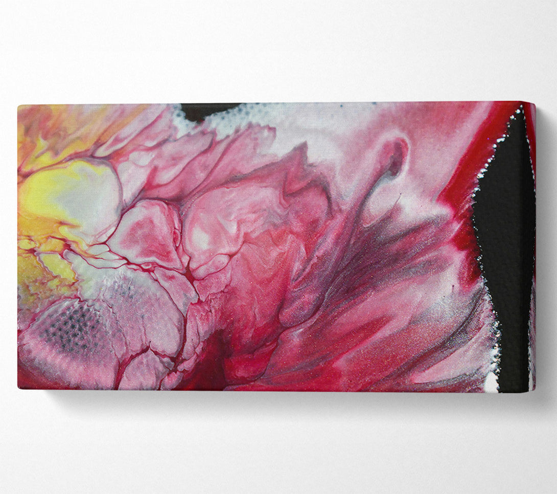  A Canvas Print of Crimson Flowing Hues Canvas Print