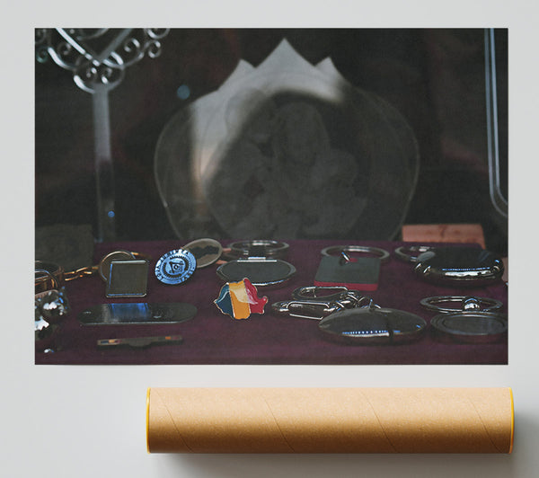 Silver Keychains And Romania Giclee Print
