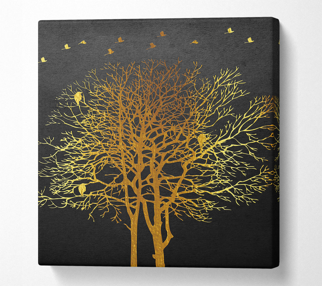  A Canvas Print of Big Tree Bird Canvas Print