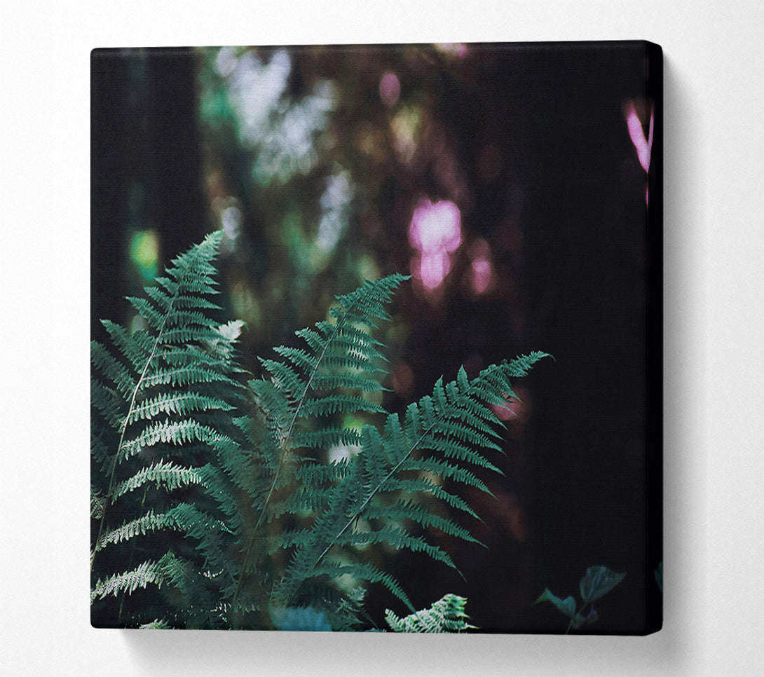  A Canvas Print of Emerald Fern Whisper Canvas Wall Art