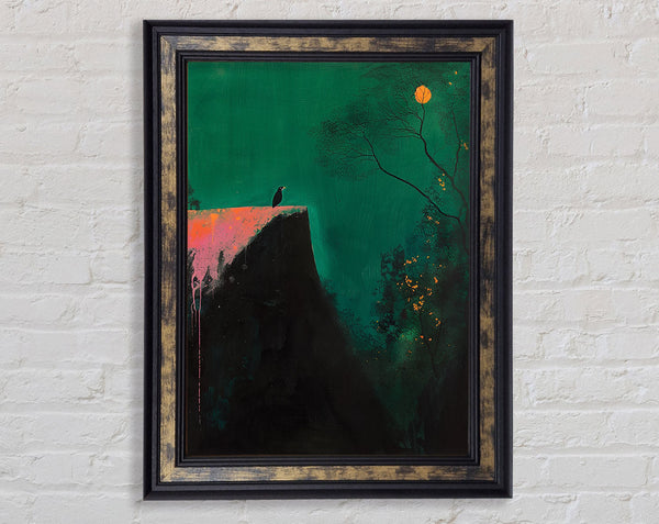 Bird On The Cliff Framed Print