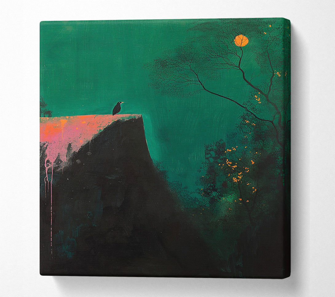  A Canvas Print of Bird On The Cliff Canvas Wall Art