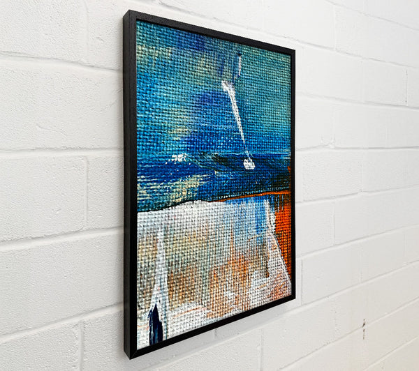 Azure Abstract Canvas