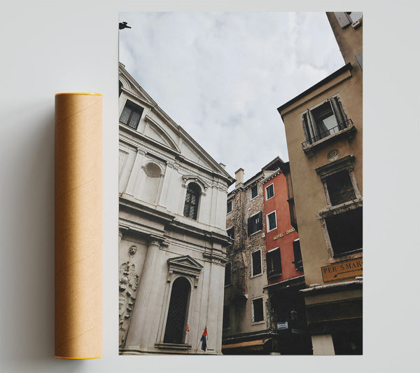Venetian Red Hues Poster