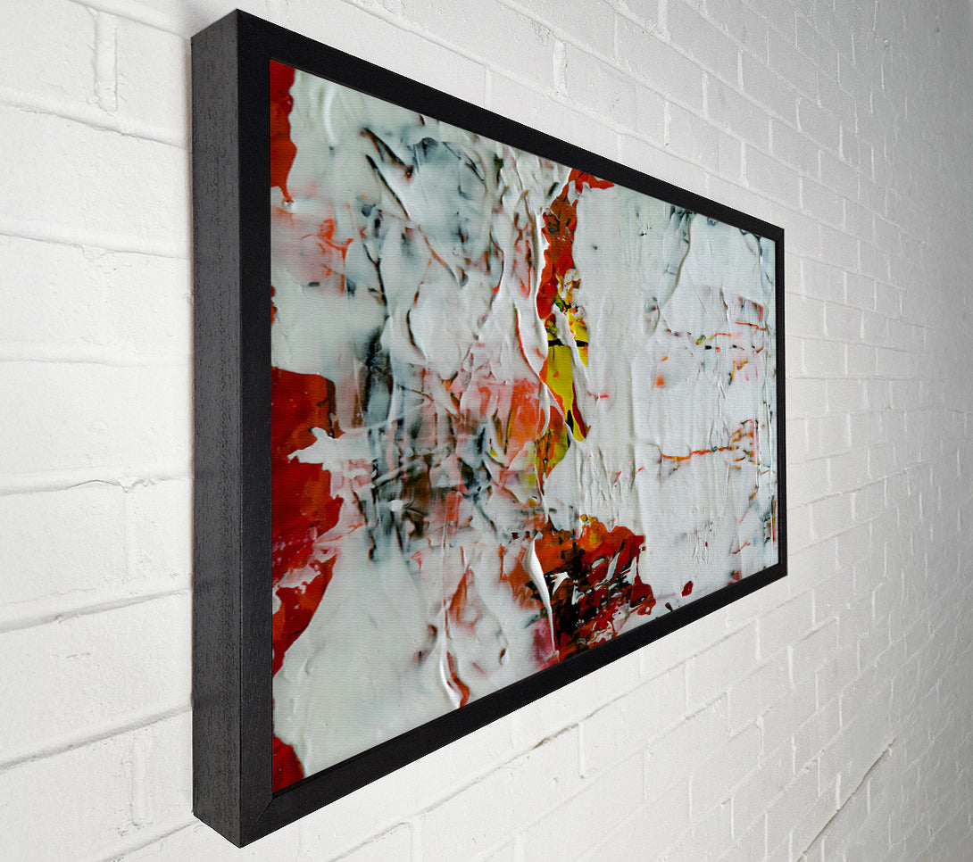  A Canvas Print of White Abstract Expressionism Canvas Print