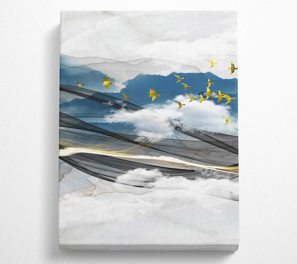  A Canvas Print of Birds Skies Canvas Art