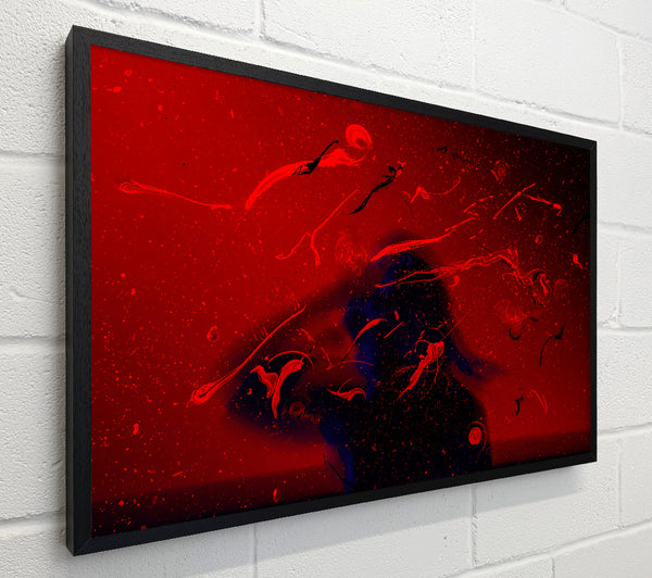 Red Splatters And Silhouettes