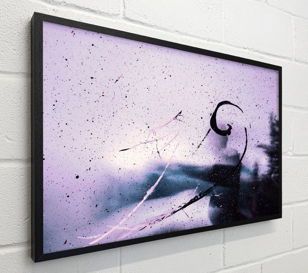 Lavender Spattering Sky