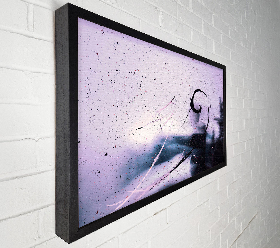  A Canvas Print of Lavender Spattering Sky Canvas Art