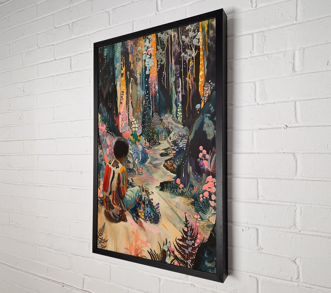  A Canvas Print of Golden Forest Dreamscape Canvas Wall Art