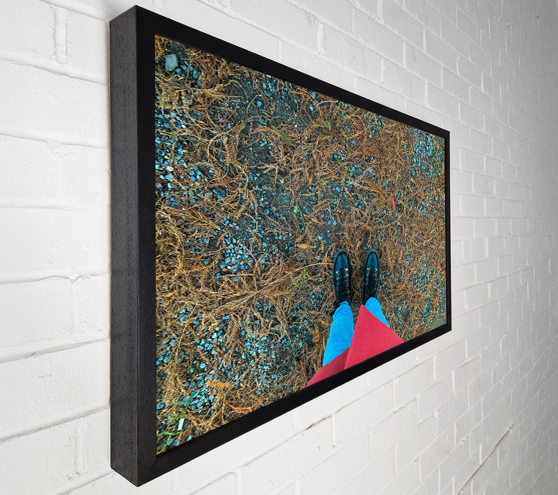  A Canvas Print of Blue Ground And Boots Canvas Art